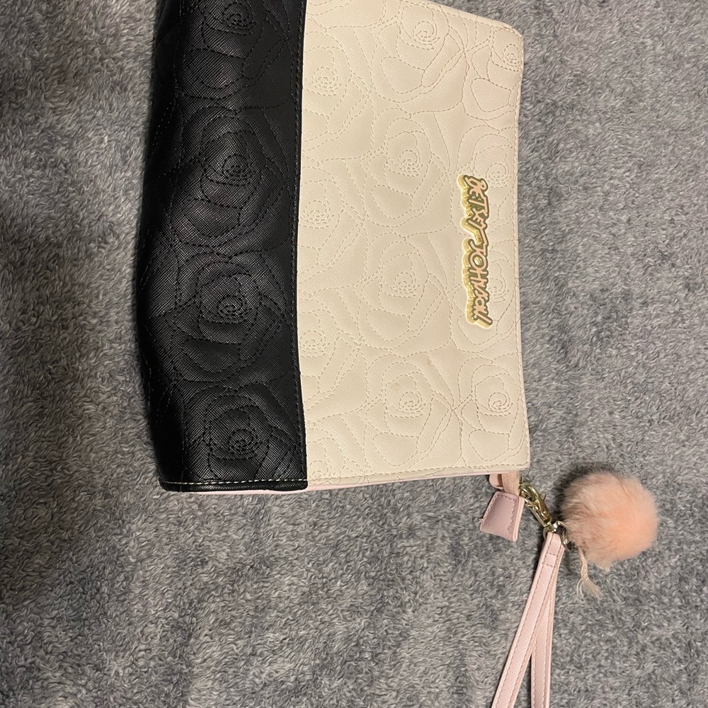 Betsey Johnson Black and White Women's Bag
